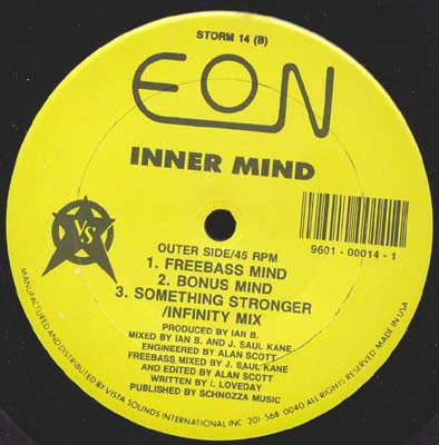 Eon - Inner Mind - New 12" Single Record 1990 Vinyl Solution USA RARE Vinyl - Techno / Electro - Image 2