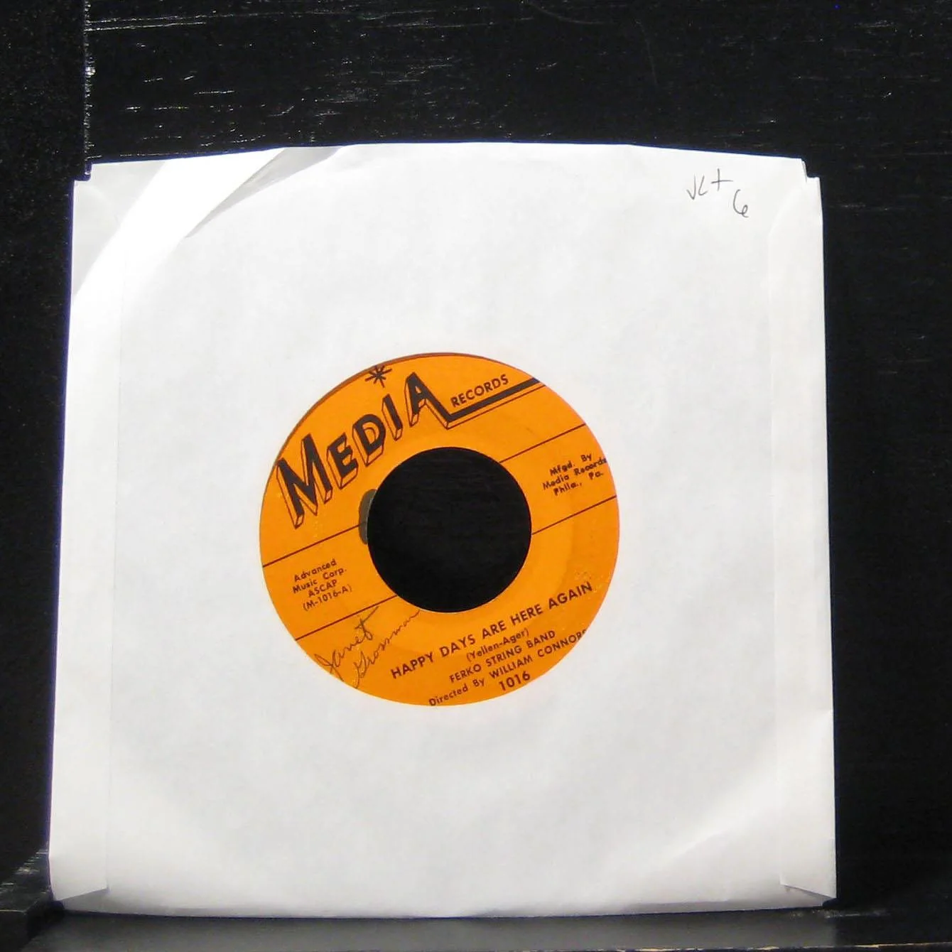 Ferko String Band - Happy Days Are Here Again 7" VG+ 1016 Vinyl 45