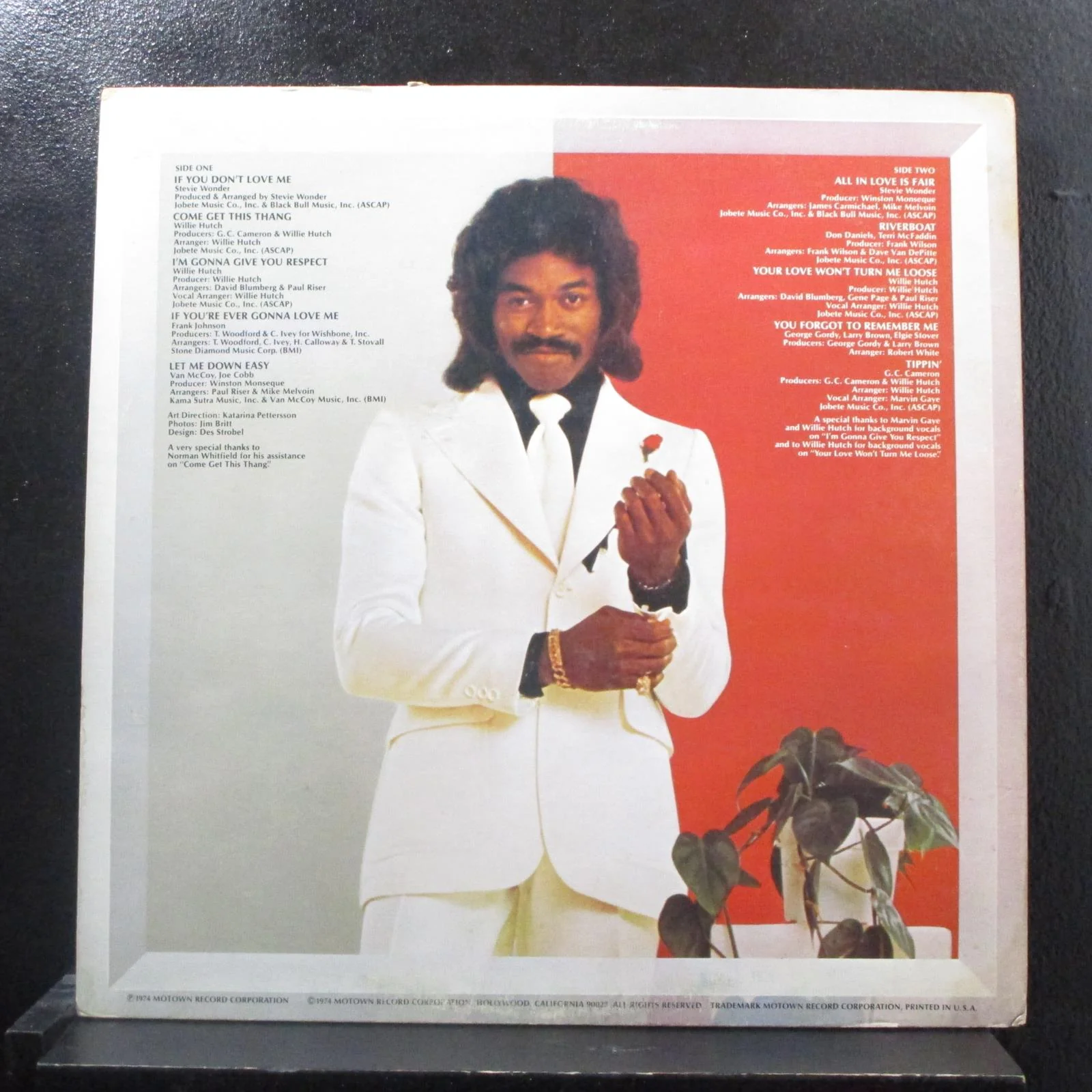 G.C. Cameron - Love & Other Tragedies LP Mint- M6-819S1 Motown Vinyl Record - Image 2
