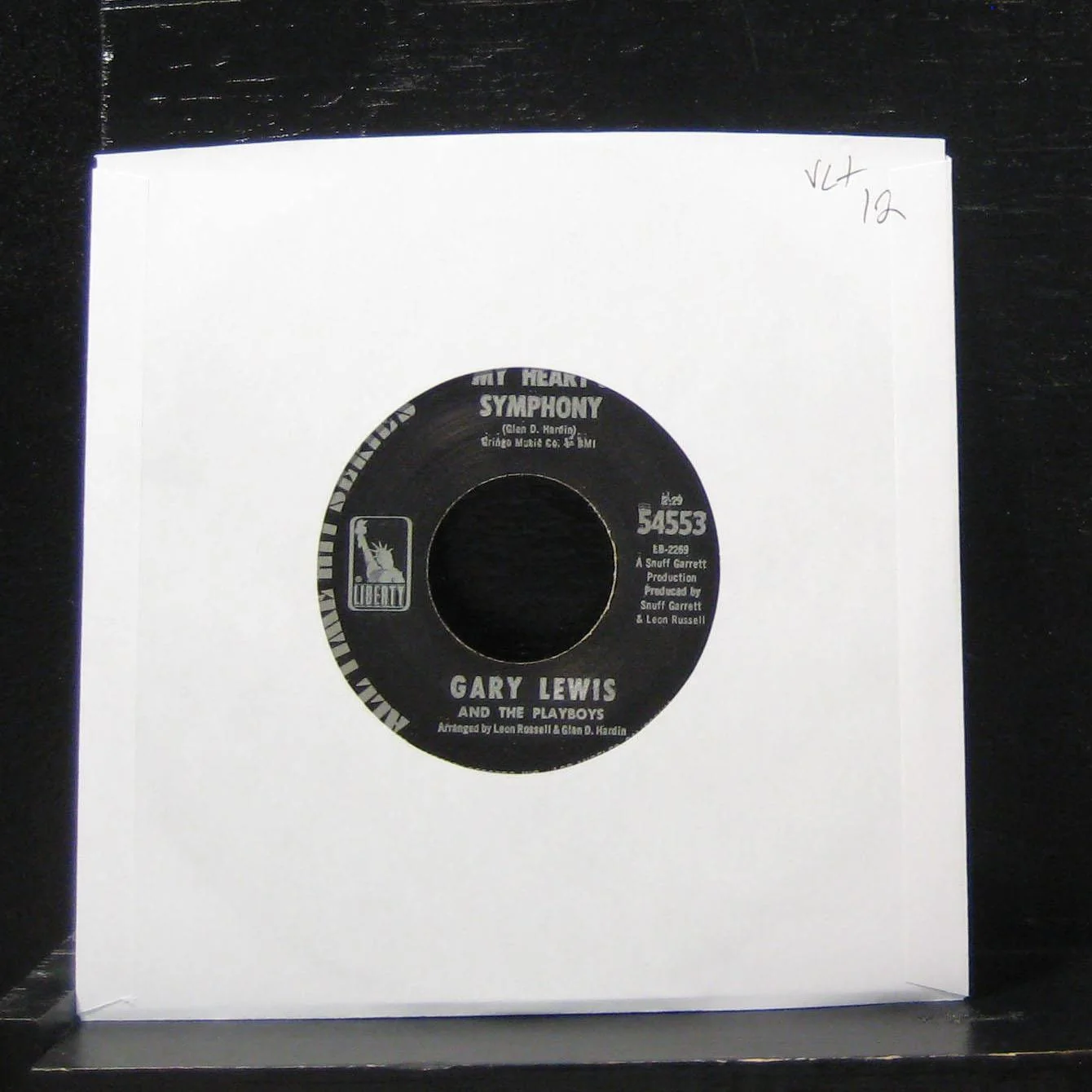 Gary Lewis & The Playboys - My Heart's Symphony 7" VG+ 54553 Vinyl 45