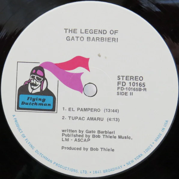 Gato Barbieri - The Legend Of Gato Barbieri - LP Record 1973 Flying Dutchman Original Vinyl - Jazz / Hard Bop / Afro-Cuban Jazz - Image 4