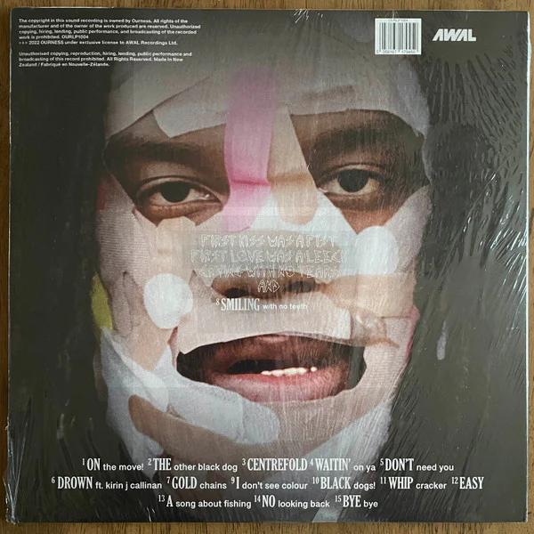 Genesis Owusu - Smiling With No Teeth (2022) - Mint- (Vg+ cover) 2 LP Record 2024 Ourness AWAL Australia Red Vinyl & Insert - Jazz-Funk / Contemporary R&B - Image 2