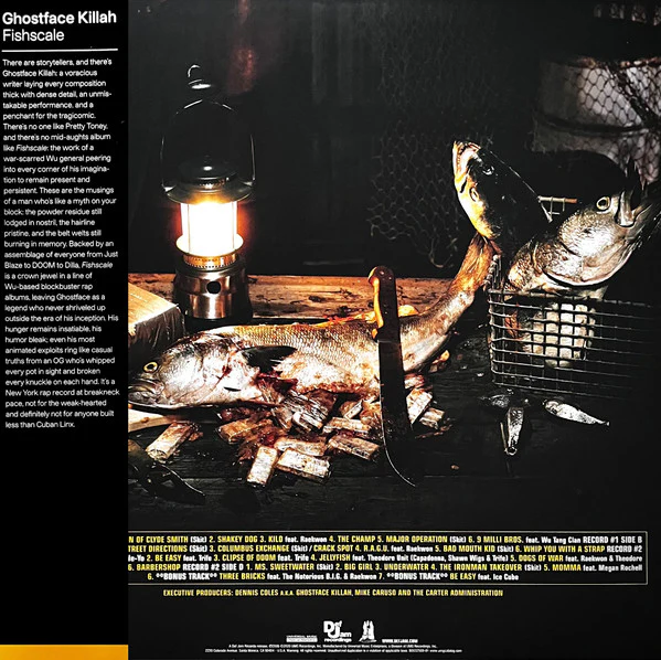Ghostface Killah - Fishscale (2006) - Mint- 2 LP Record 2020 Def Jam Vinyl Me Please Gold & Black Vinyl, Insert, Stencil & OBI - Hip Hop - Image 2