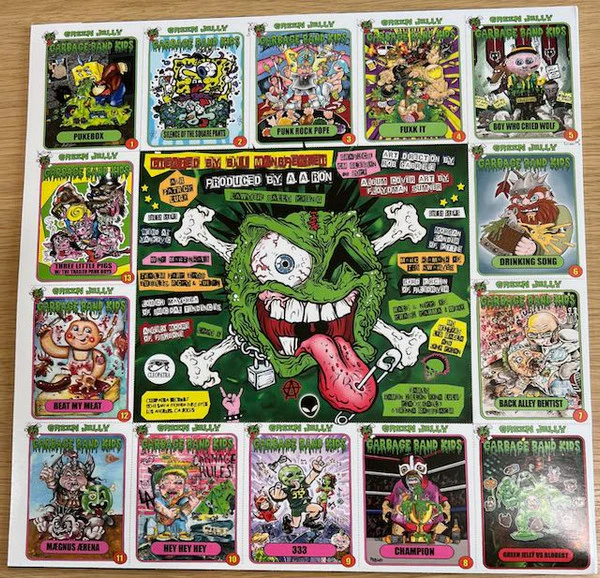 Green Jellÿ - Garbage Band Kids - New LP Record 2023 Cleopatra USA Pink/Green Haze Vinyl - Rock / Punk - Image 2