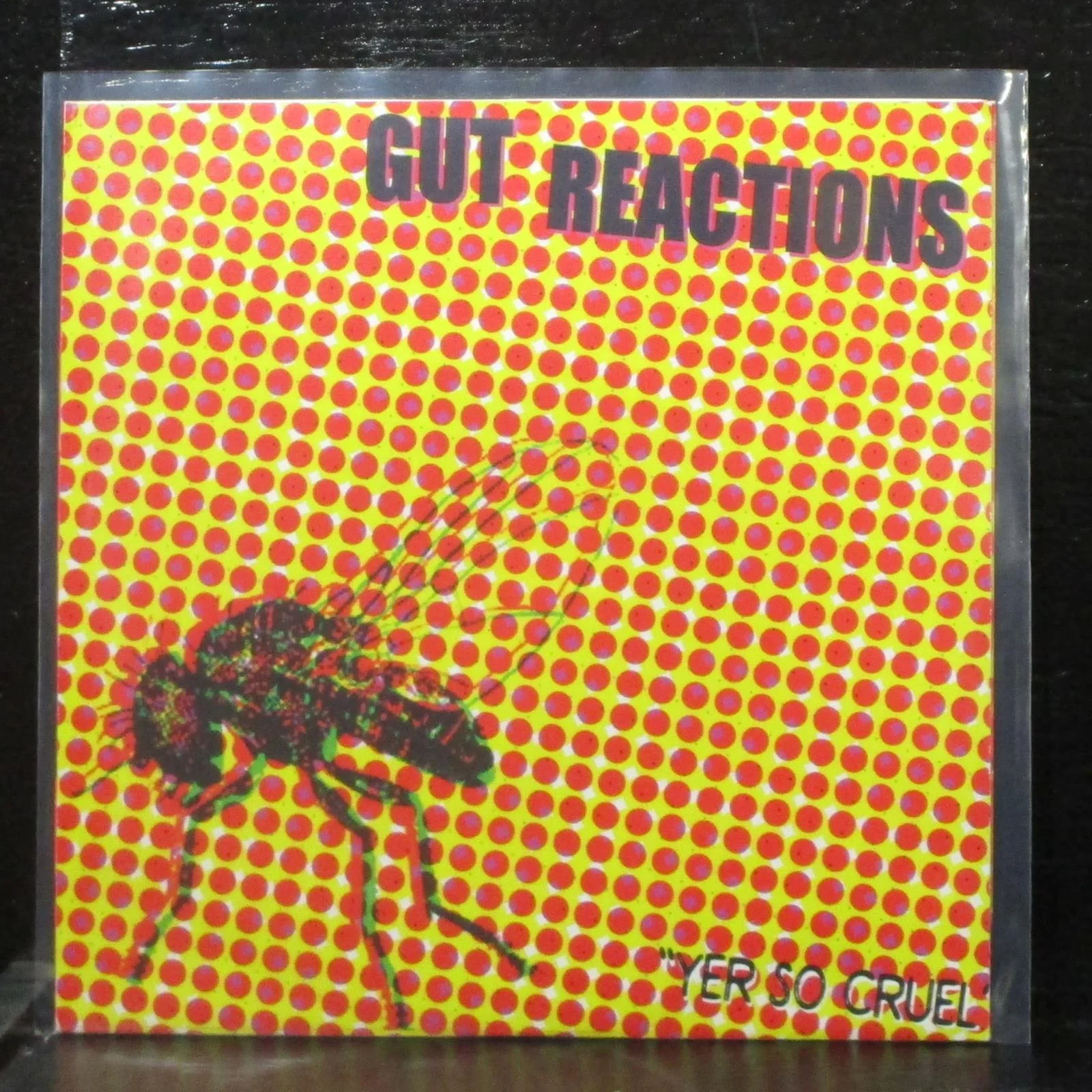 Gut Reatctions - Yer So Cruel EP 7" Mint- New Yellow Vinyl 45 KEN 65 Sweden 2008