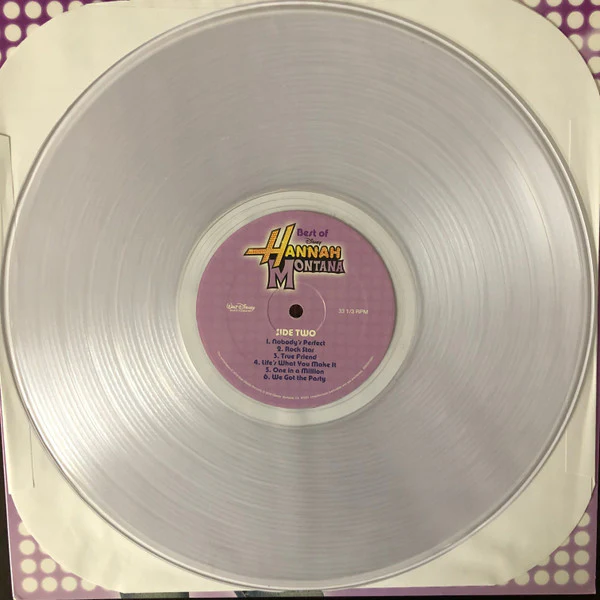 Hannah Montana - Best Of Hannah Montana - New LP Record 2019 Walt Disney Clear Vinyl - Country - Image 2