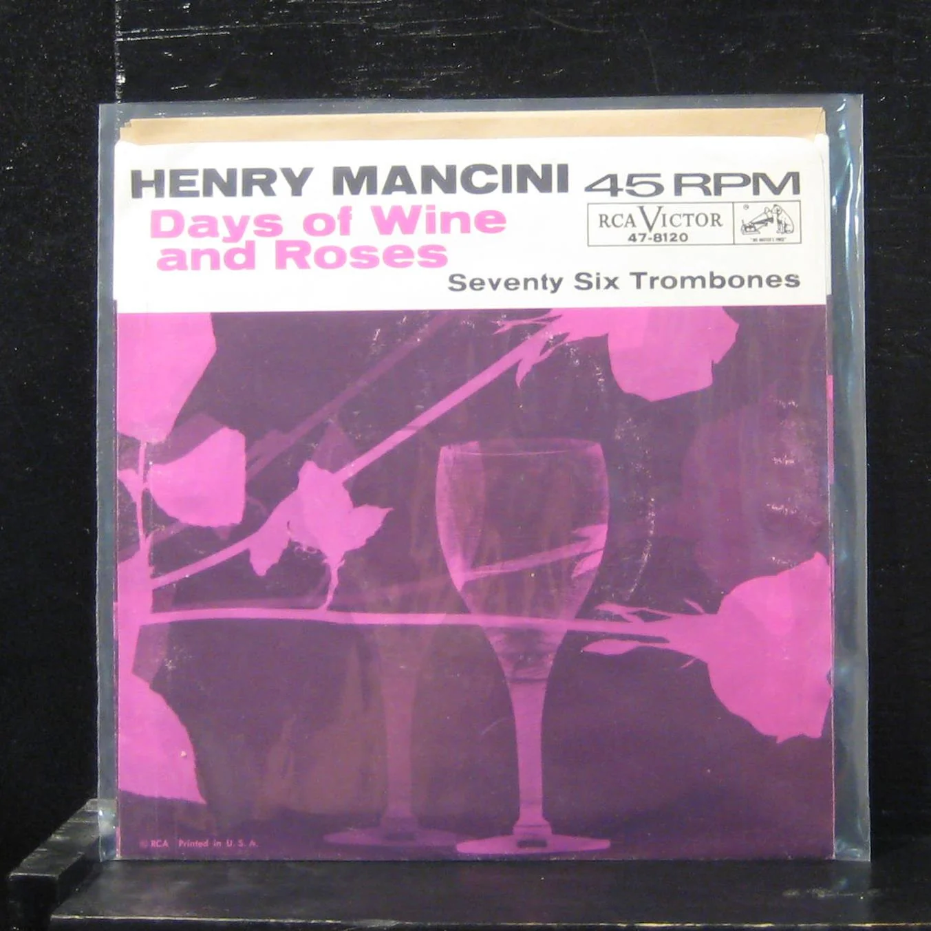 Henry Mancini - Days Of Wine And Roses / Seventy Six Trombones 7" VG+ 47-8120 - Image 2