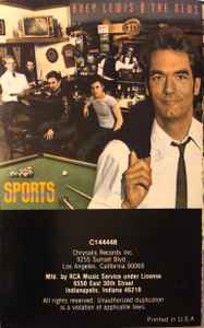 Huey Lewis And The News - Sports - VG+ Cassette 1983 Chrysalis Tape - Rock