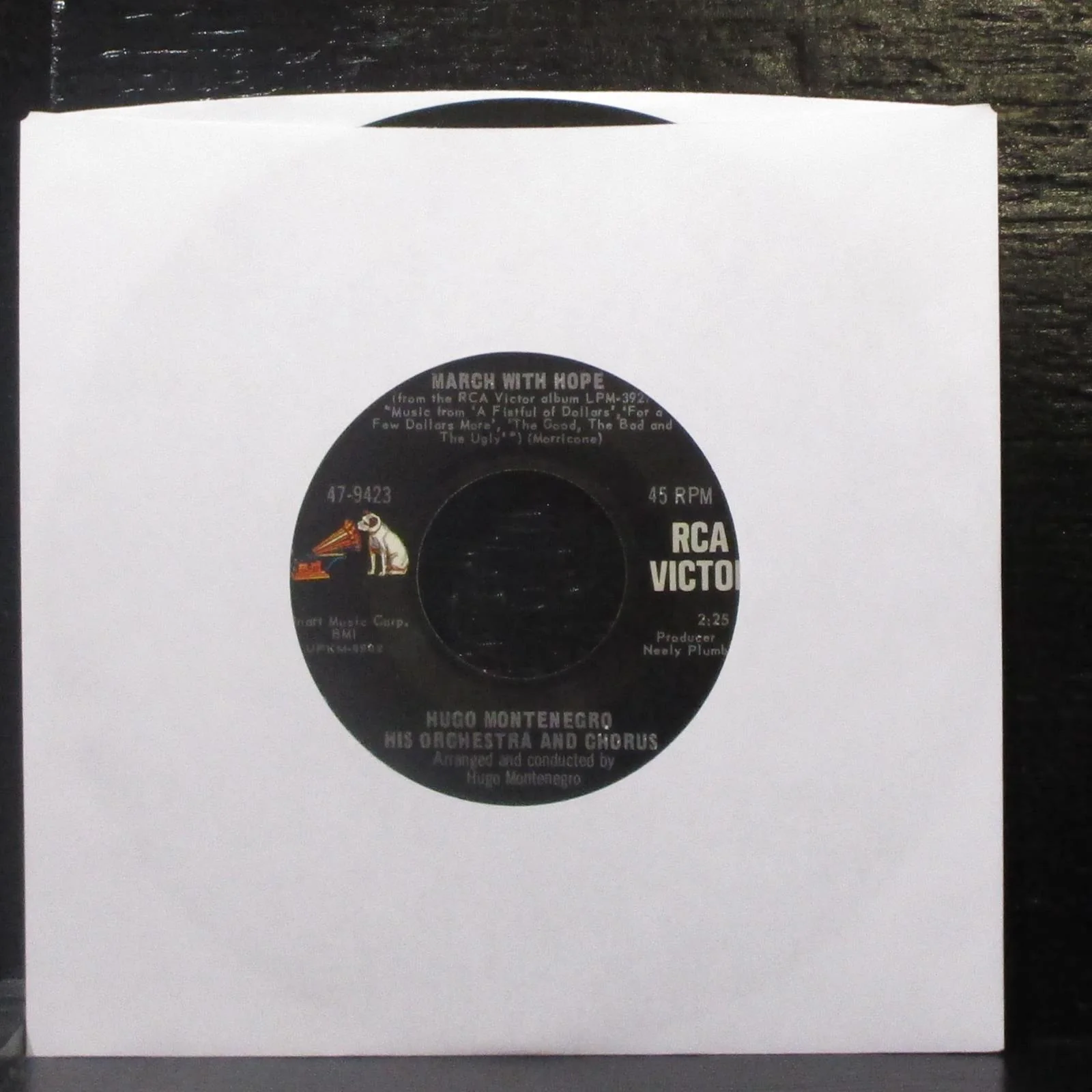 Hugo Montenegro - The Good, The Bad And The Ugly 7" Mint- Vinyl 45 RCA 47-9423 - Image 2