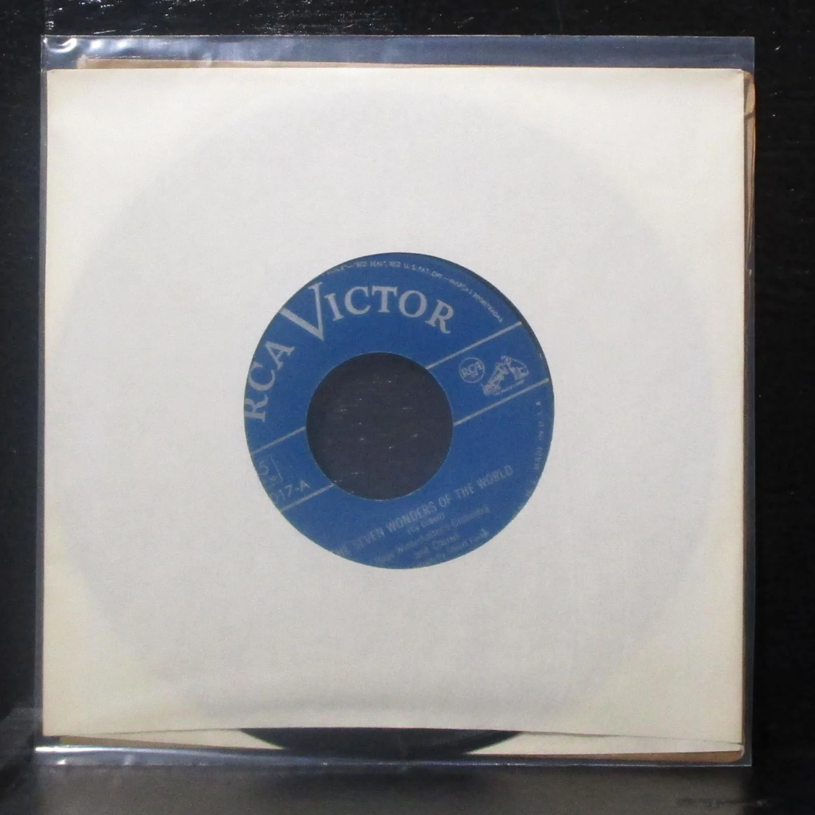 Hugo Winterhalter's - Seven Wonders Of The World 7" VG+ Vinyl 45 RCA 47-4017 - Image 2