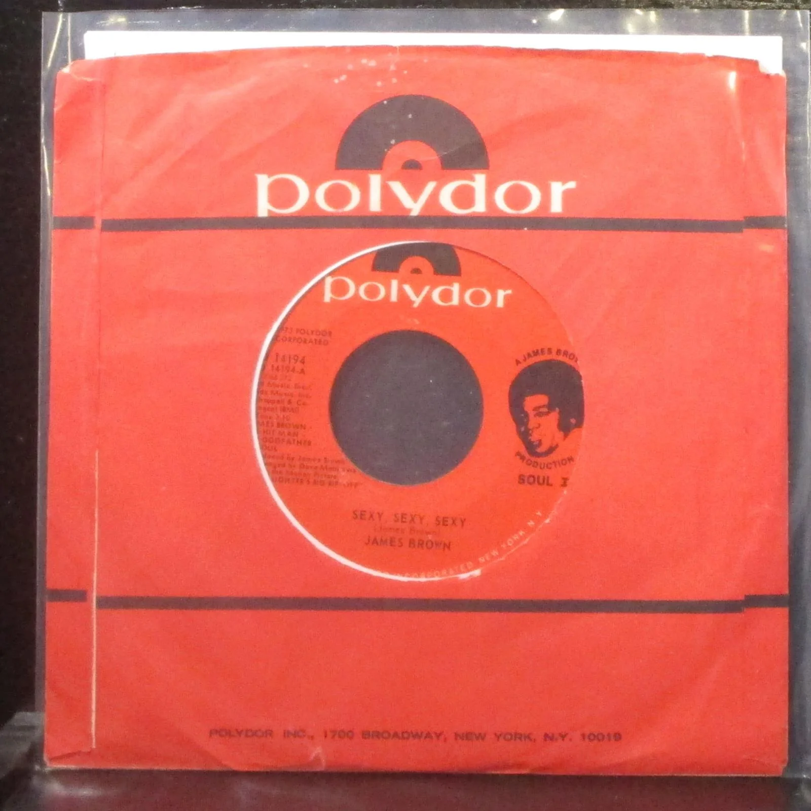 James Brown - Sexy, Sexy, Sexy / Slaughter Theme 7" Mint- Vinyl 45 Polydor 1973
