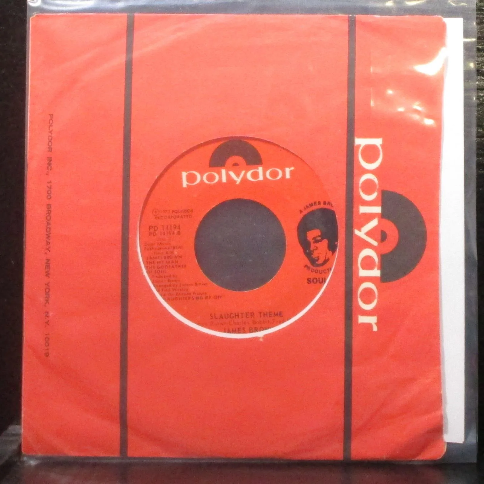 James Brown - Sexy, Sexy, Sexy / Slaughter Theme 7" Mint- Vinyl 45 Polydor 1973 - Image 2