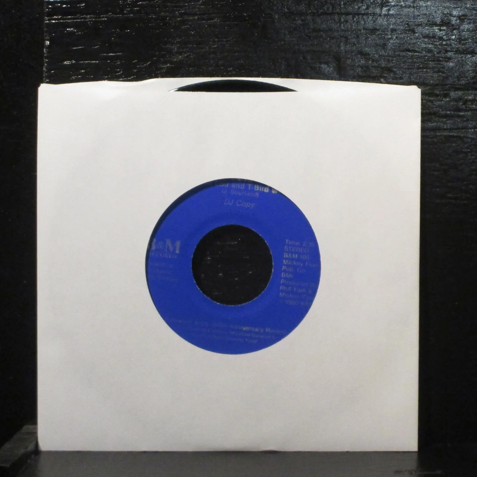 JanoSalvation Army 100th Anniversary VG+ Promo 7" Vinyl 45 B&M 100 Cajun 1980 - Image 2