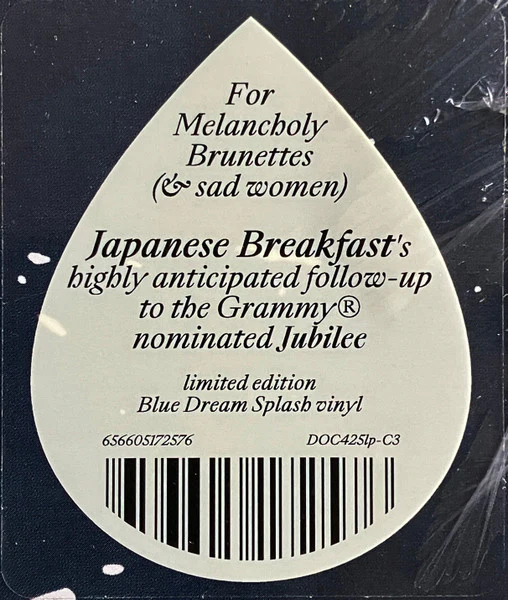 Japanese Breakfast - For Melancholy Brunettes (& Sad women) - New LP Record 2025 Dead Oceans Secretly Society Club Blue Dream Splash Vinyl - Indie Pop - Image 3