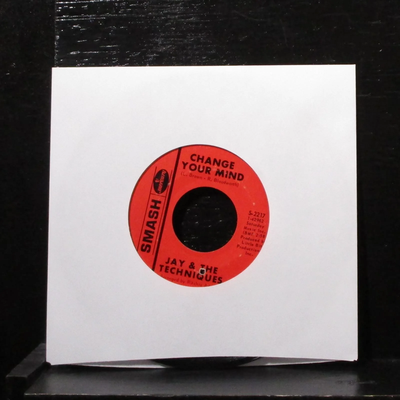 Jay & The Techniques - Are You Ready For This 7" VG+ Vinyl 45 Smash S-2217 USA - Image 2
