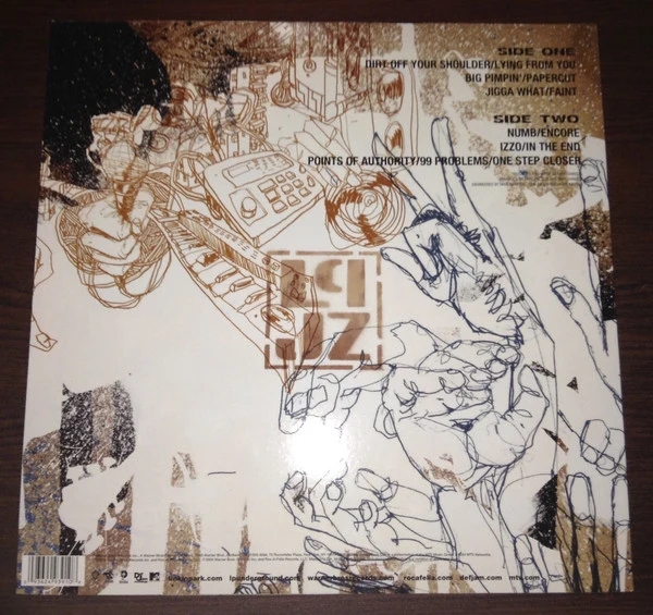 Jay-Z, Linkin Park - Collision Course (2004) - New LP Record 2014 Roc-A-Fella Warner Bros USA RSD Blue Vinyl & DVD - Hip Hop / Alternative Rock - Image 2