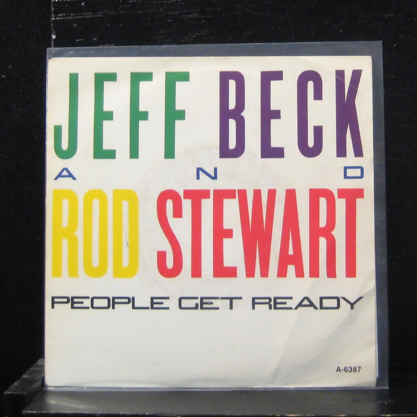 Jeff Beck And Rod Stewart - People Get Ready 7" Mint- A-6387 Netherlands