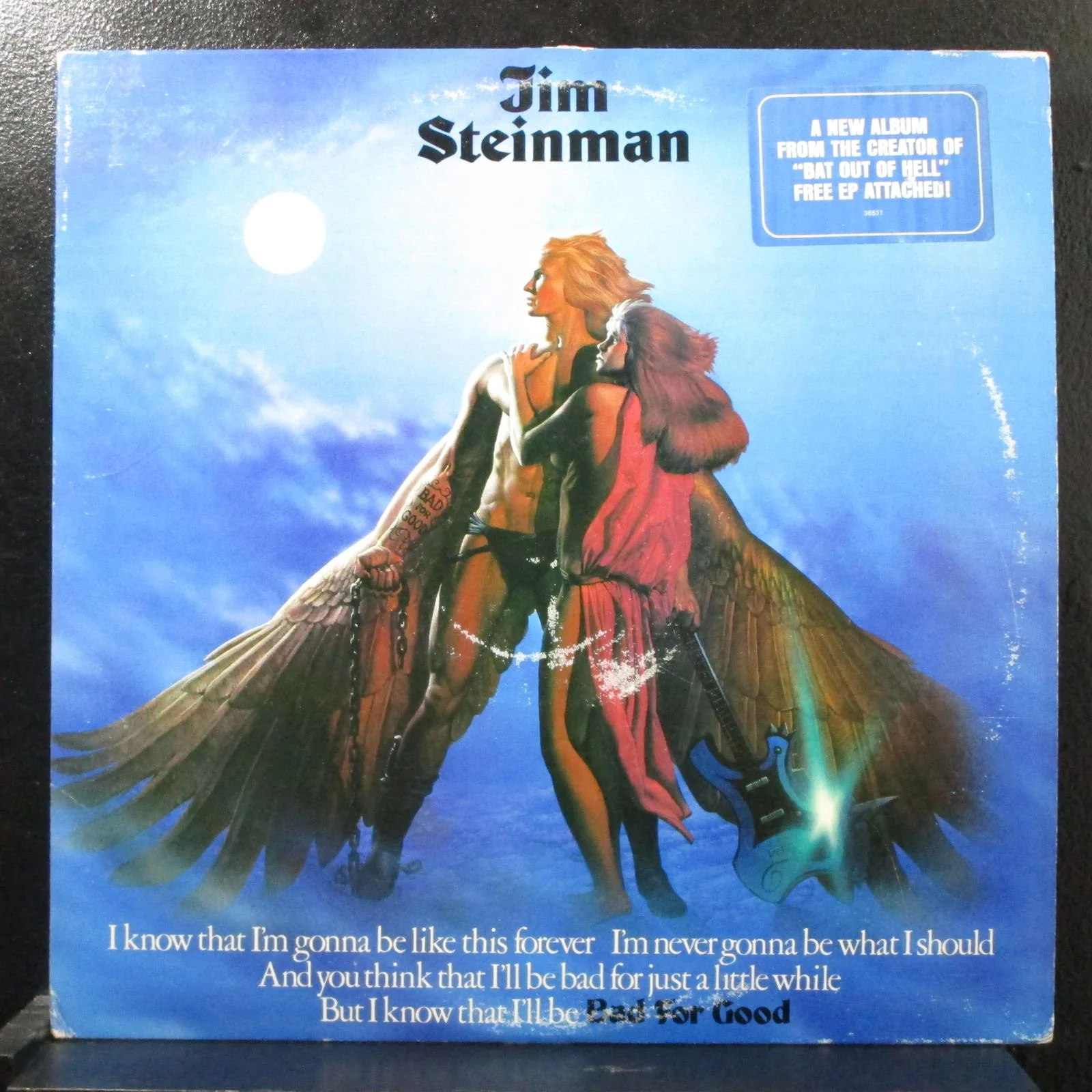 Jim Steinman - Bad For Good Mint- Promo LP Epic FE 36531 USA 1981