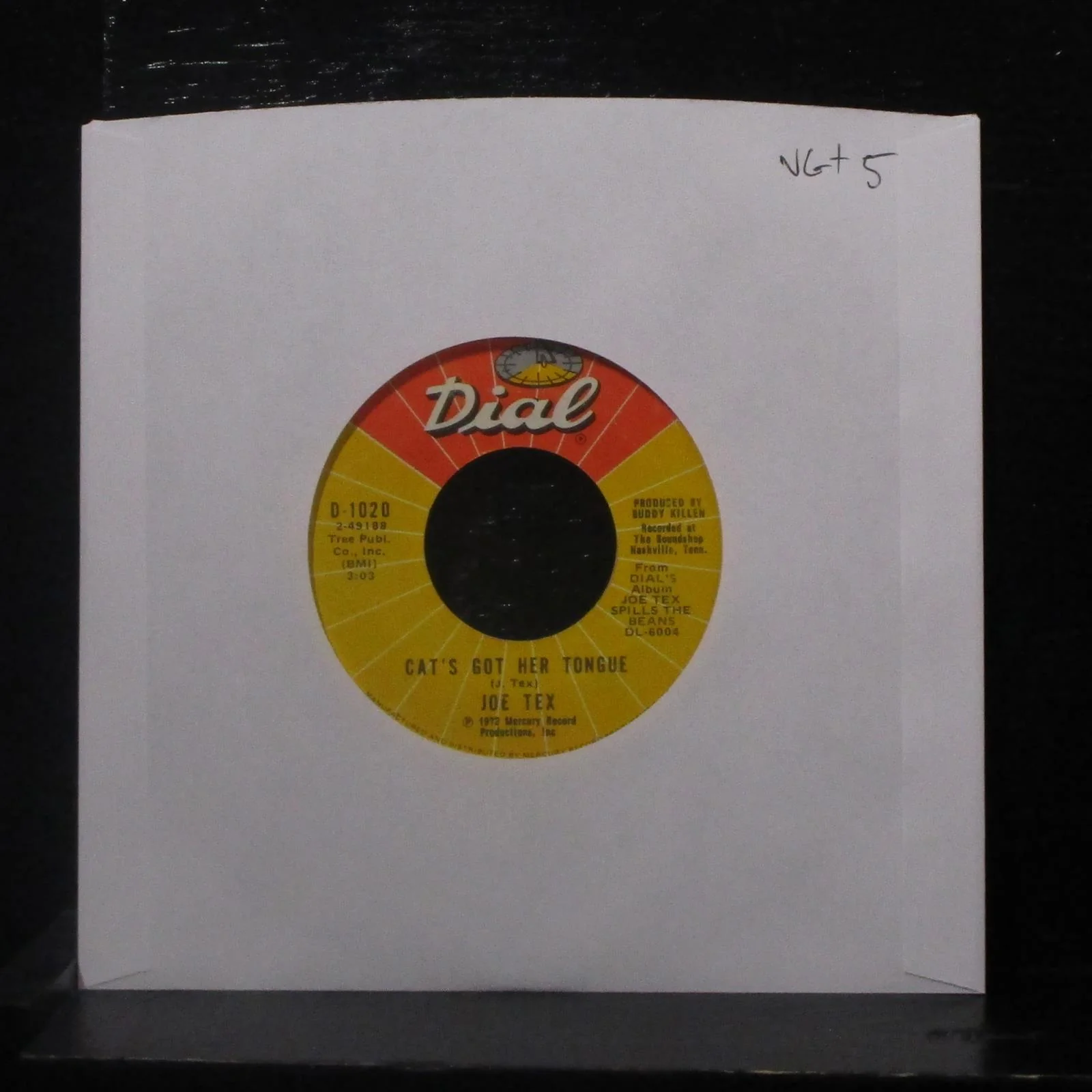 Joe Tex - Cat's Got Her Tongue / Woman Stealer 7" VG+ D-1020 USA 1972 Vinyl 45