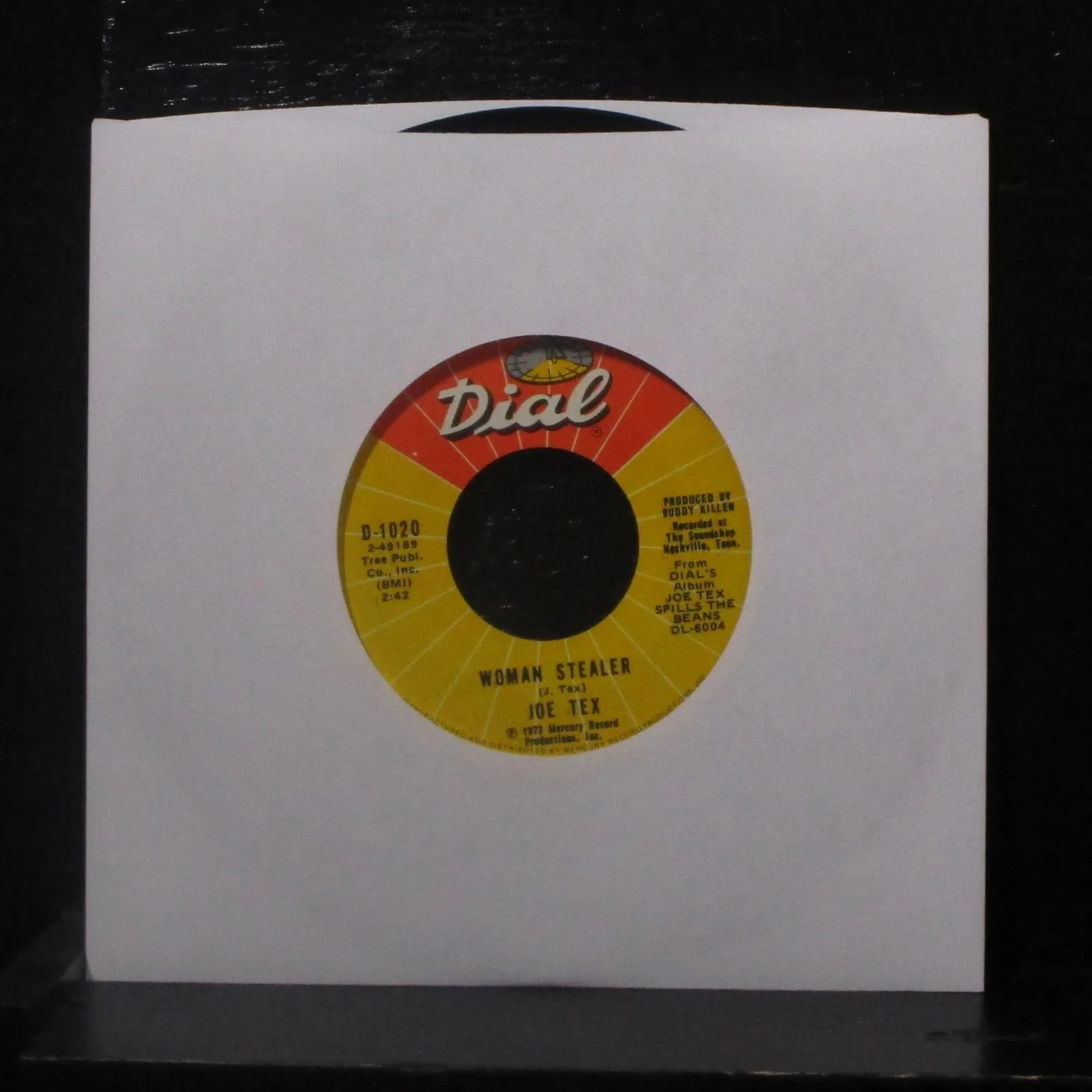 Joe Tex - Cat's Got Her Tongue / Woman Stealer 7" VG+ D-1020 USA 1972 Vinyl 45 - Image 2