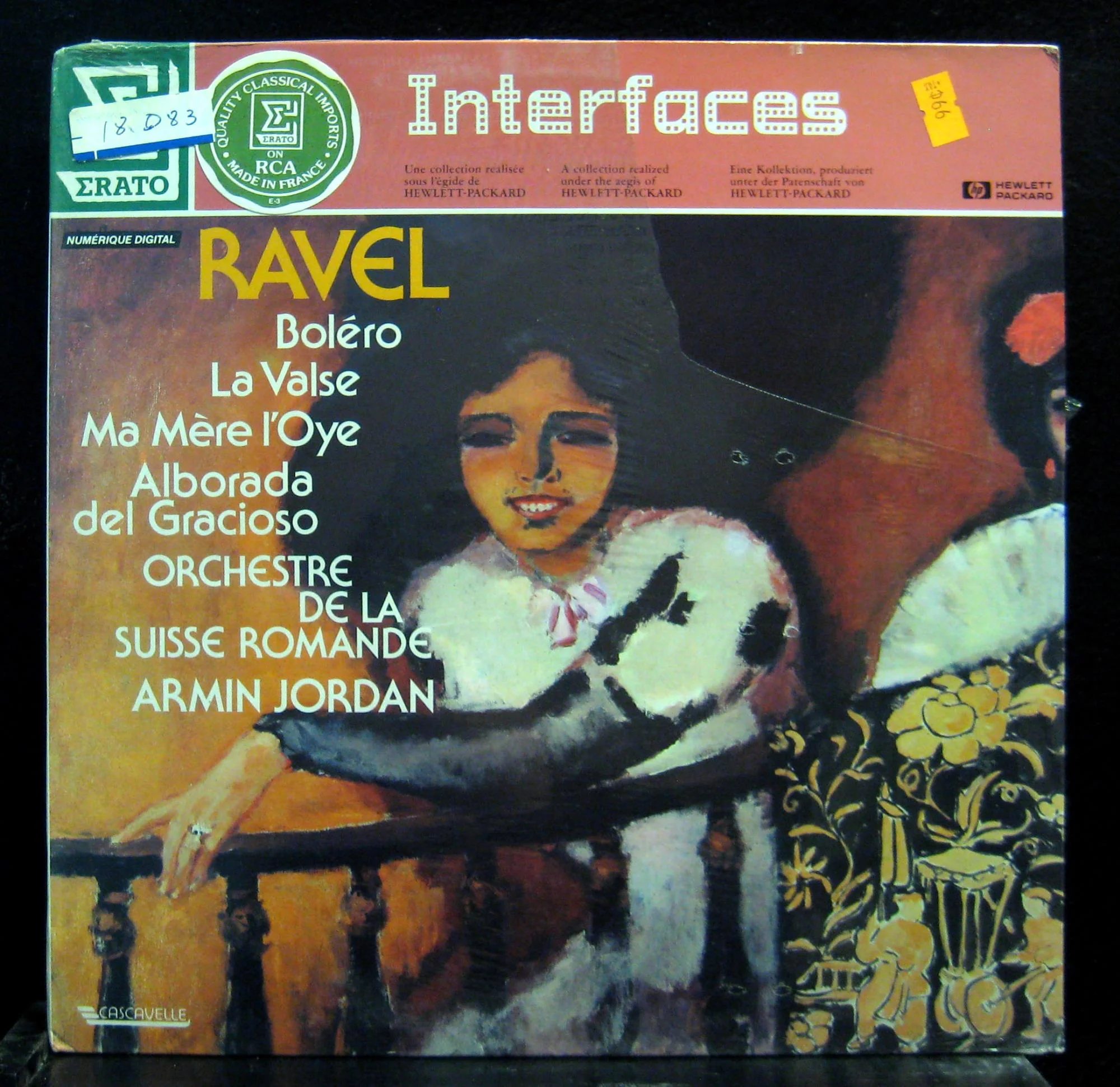 Jordan - Ravel Bolero La Valse LP New Sealed NUM-75201 France Vinyl 1986 Record