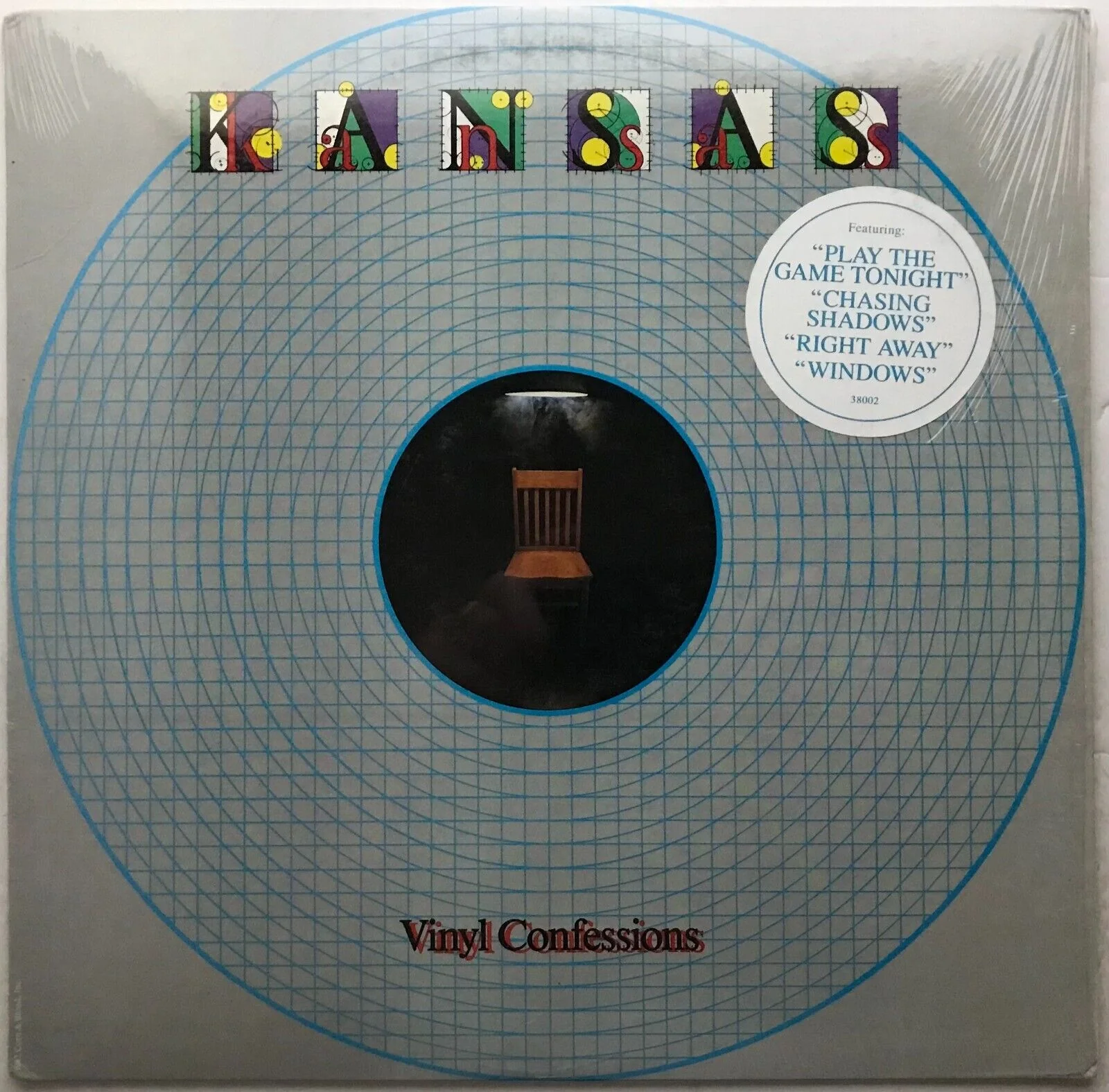 Kansas - Vinyl Confessions - New LP Record 1982 Kirshner USA Original Vinyl & Hype Sticker - Pop Rock / Prog Rock
