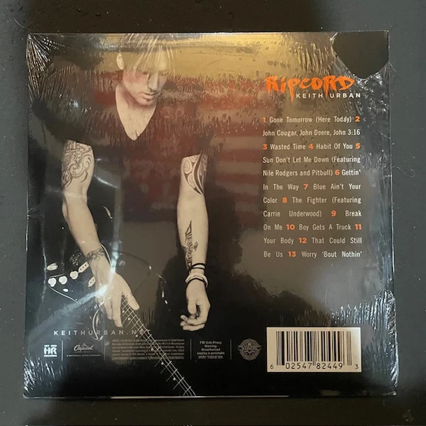 Keith Urban - Ripcord - Mint- LP Record 2016 Capitol USA Vinyl - Country - Image 2