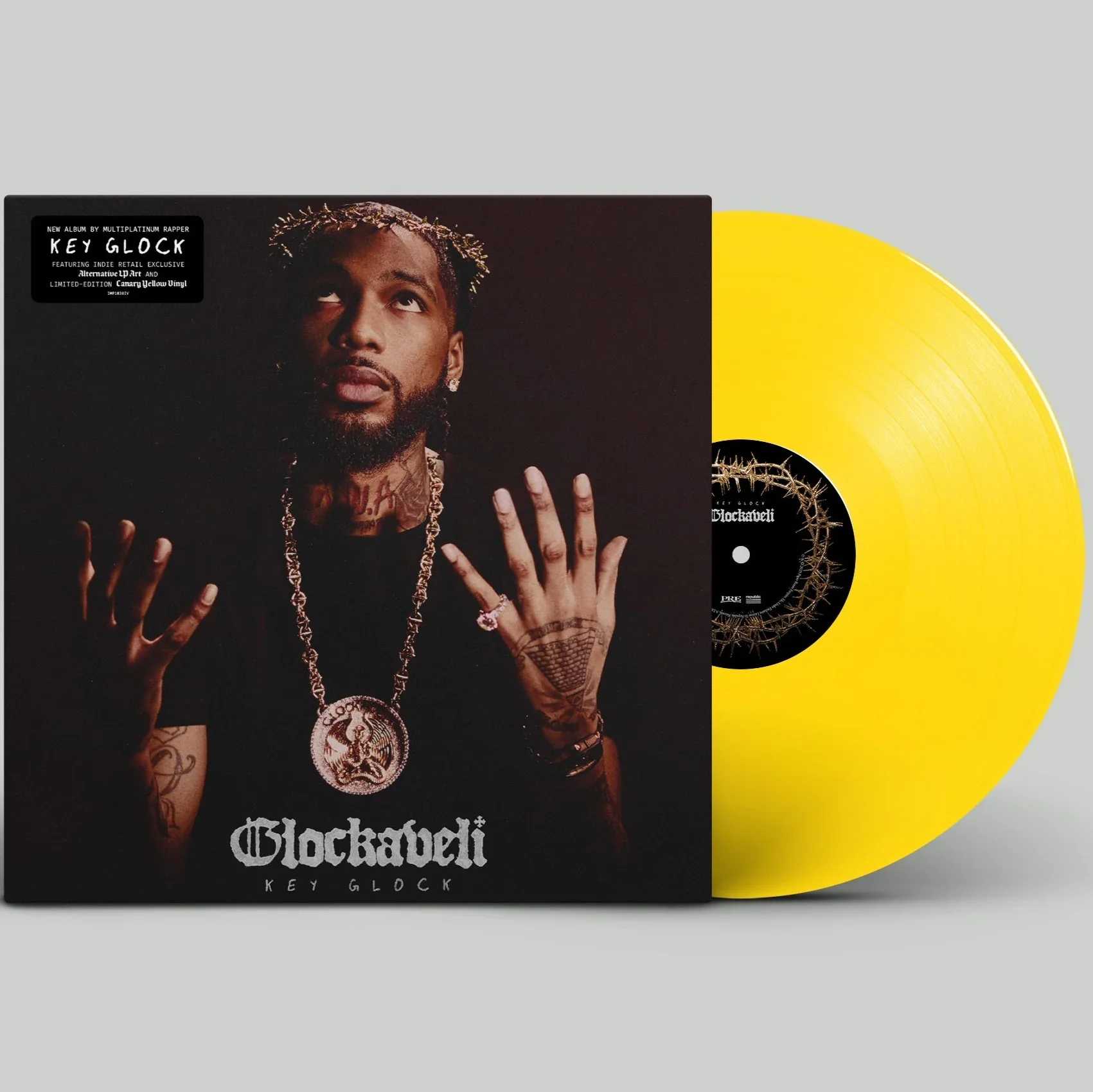 Key Glock - Glockaveli - New LP Record 2025 Imperial Yellow Vinyl w/ Alternative Cover - Hip Hop / Trap / Rap