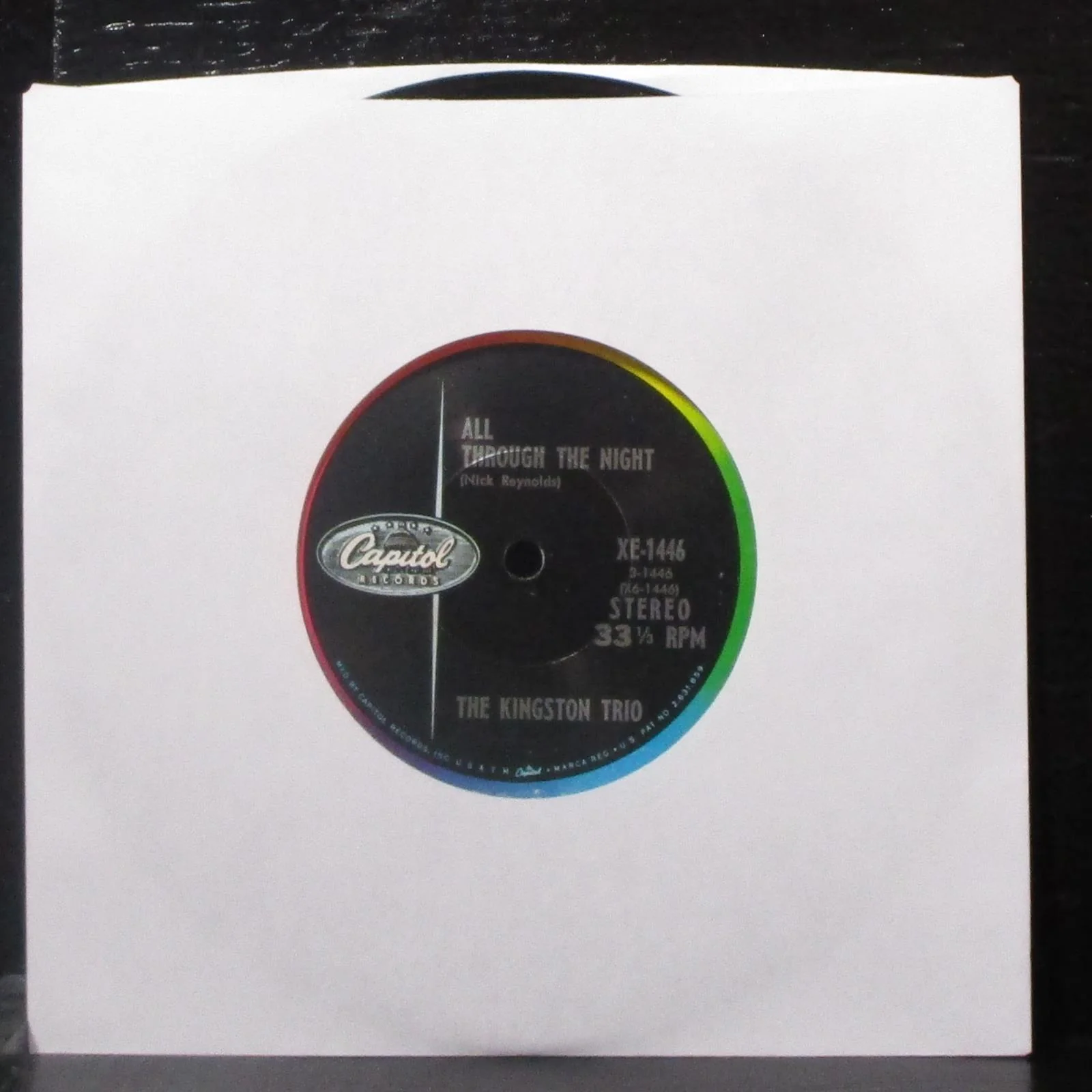 Kingston Trio - The White Snows Of Winter 7" VG+ Vinyl 33 Capitol XE-1446 X5/X6 - Image 2