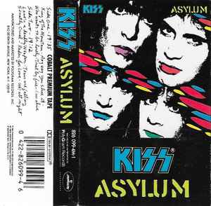 Kiss - Asylum - Mint- Cassette 1985 Mercury Tape - Rock