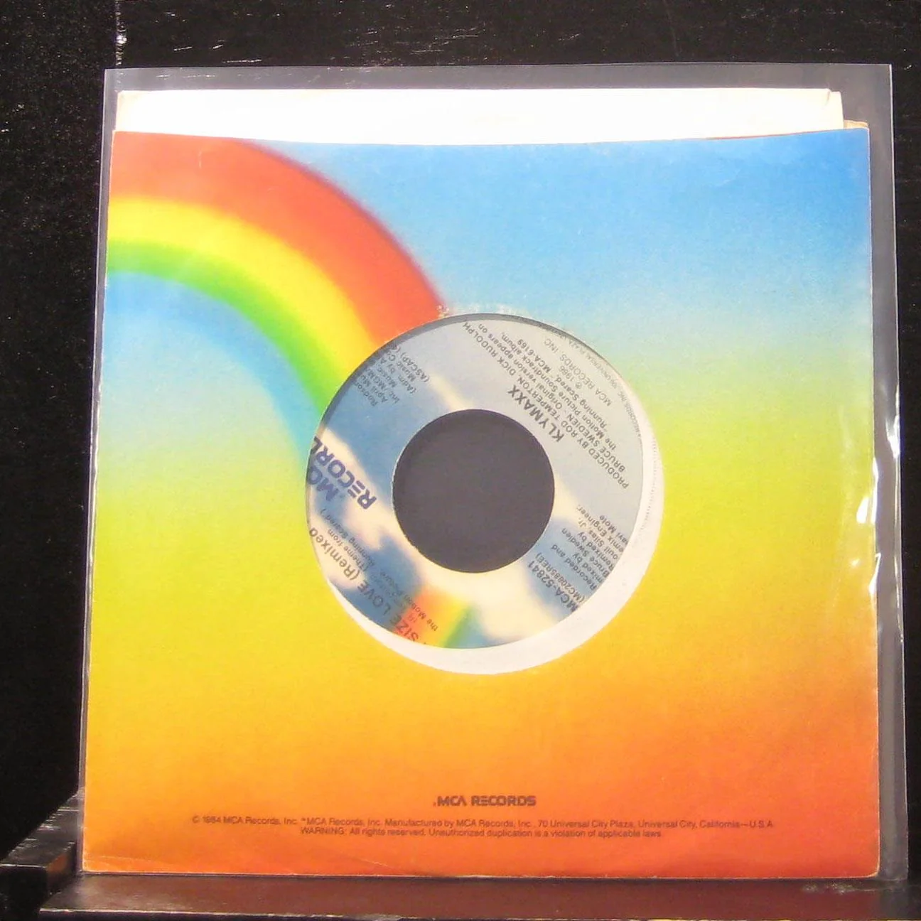Klymaxx - Man Size Love / Remixed Edit 7" Mint- MCA-52841 Vinyl 45 MCA - Image 2
