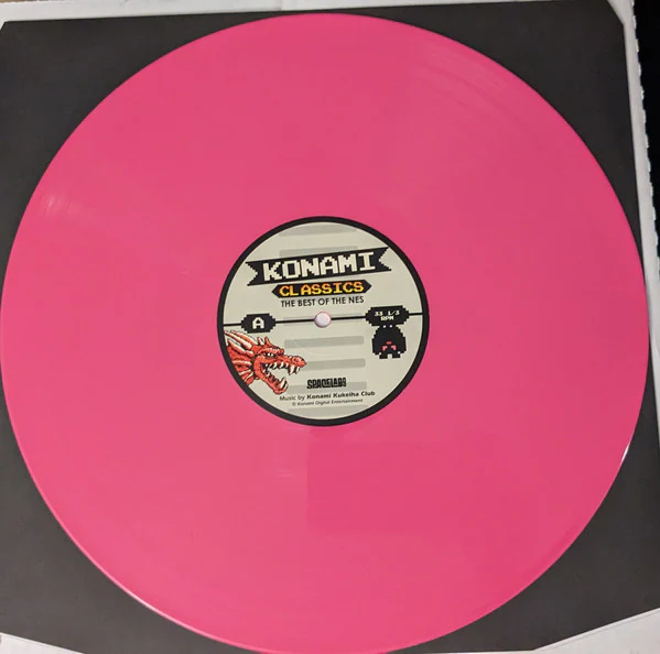 Konami Kukeiha Club - Konami Classics: The Best Of The NES - New LP Record Store Day 2023 Spacelab9 RSD Hot Pink Vinyl & Insert - Video Game Music / Chiptune - Image 3