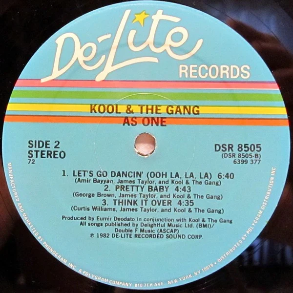 Kool & The Gang - As One - Mint- LP Record 1982 De-Lite USA Vinyl - Funk / Disco / Soul - Image 3