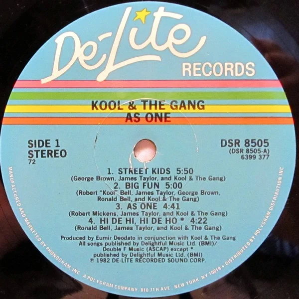 Kool & The Gang - As One - Mint- LP Record 1982 De-Lite USA Vinyl - Funk / Disco / Soul - Image 4