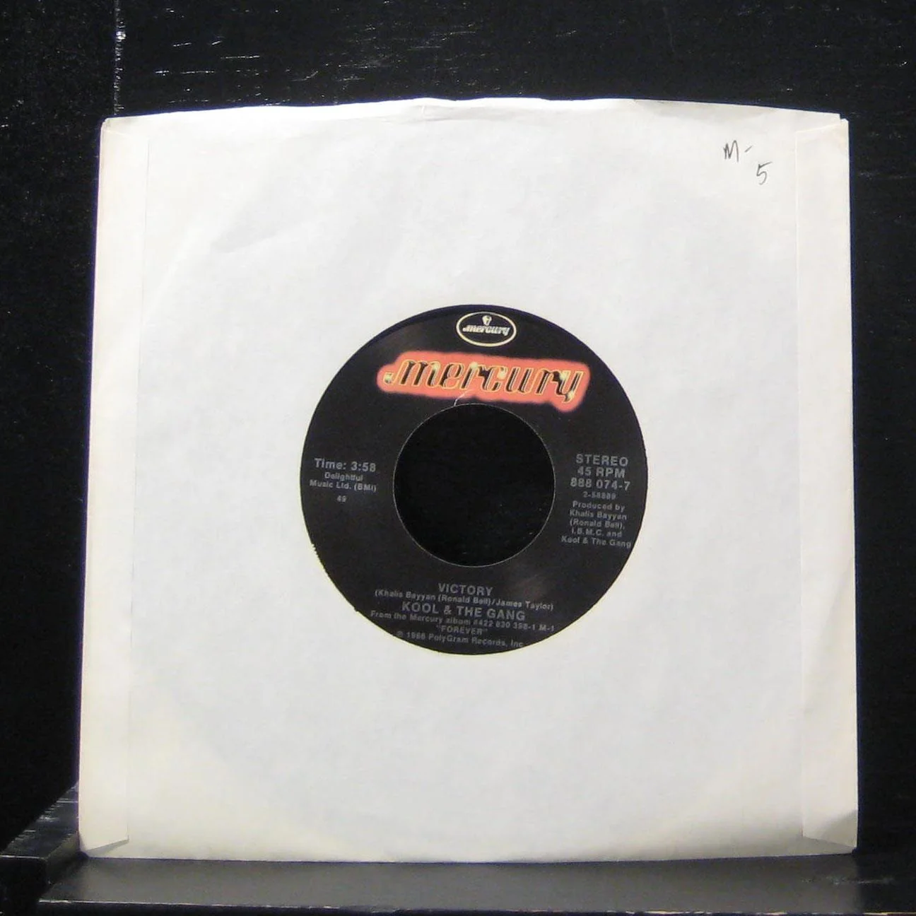 Kool & The Gang - Victory / Bad Woman 7" Mint- 888 074-7 Vinyl 45