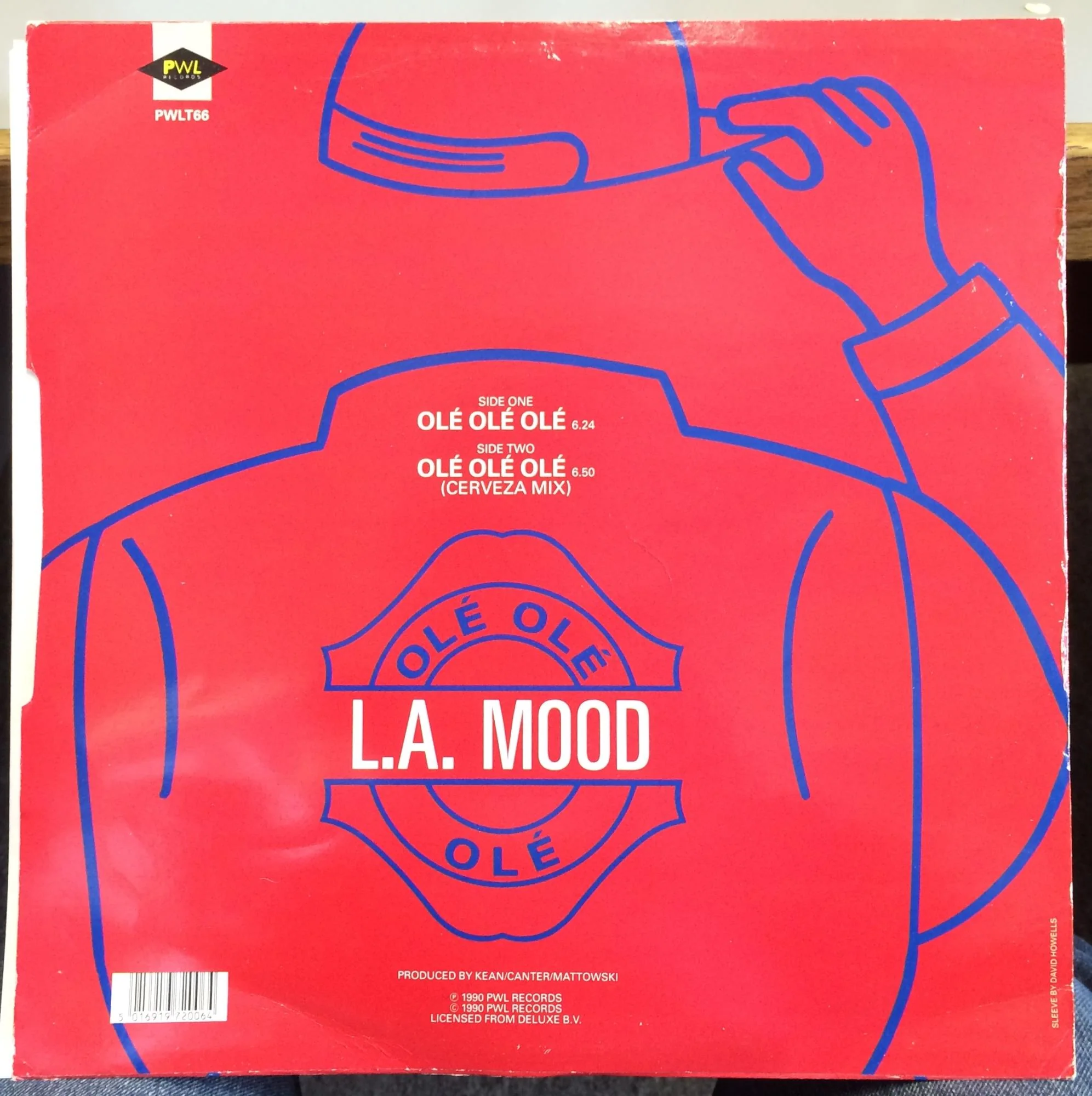 L.A. Mood - Olé Olé Ole - VG+ 12" Single Record 1990 PWL UK Vinyl - House / Breakbeat - Image 2