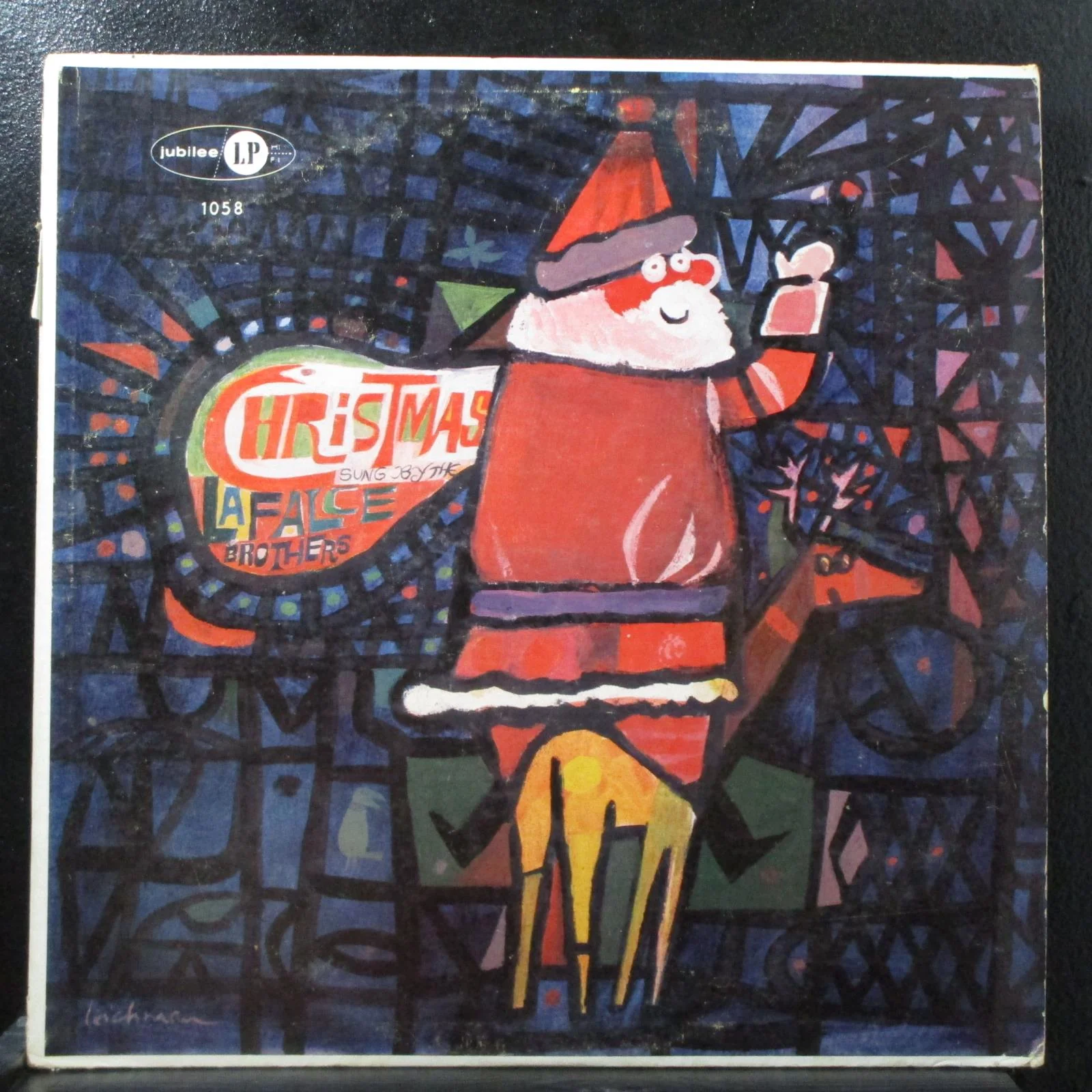 La Falce Brothers - Christmas With La Falce Brothers VG+ Mono LP Jubilee JGM1058