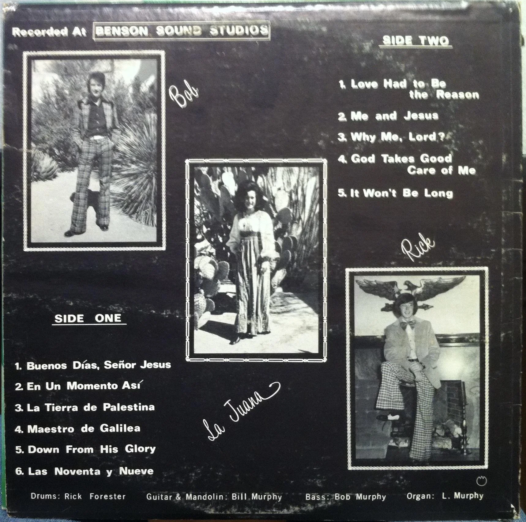 La Juana Murphy - Good Morning, Lord! - VG+ LP Record 1974 Self-released Private Press USA Vinyl - Jazz Lounge / Gospel / Instrumental - Image 2