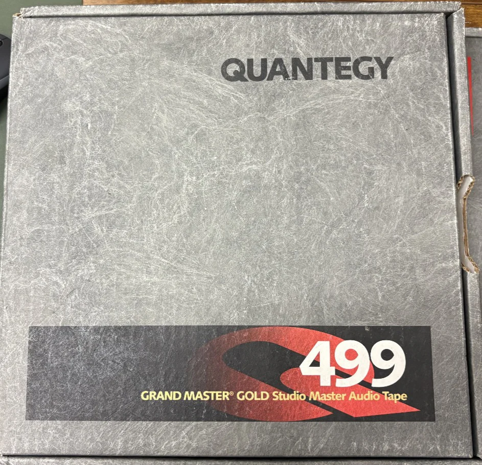 Larry McCray Tape Reel Studio Recording #2 Gold Quantegy 499 Arkansas Detroit Blues - Image 5