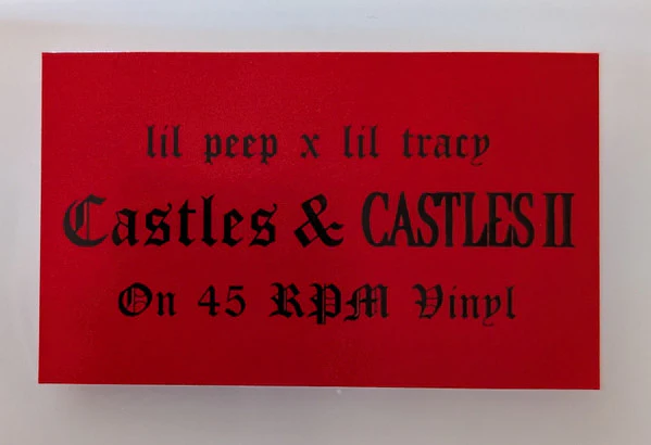 Lil Peep & Lil Tracy - Castles I / Castles II - New LP Record 2025 AWAL USA Quad-Split Red/Yellow Splatter & White/Black Splatter Vinyl & 2x Stickers - Hip Hop / Emo / Trap / Cloud Rap - Image 4