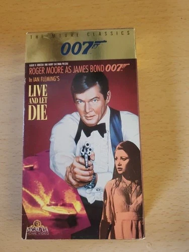 Live and Let Die (1988) - Used VHS - Roger Moore 007
