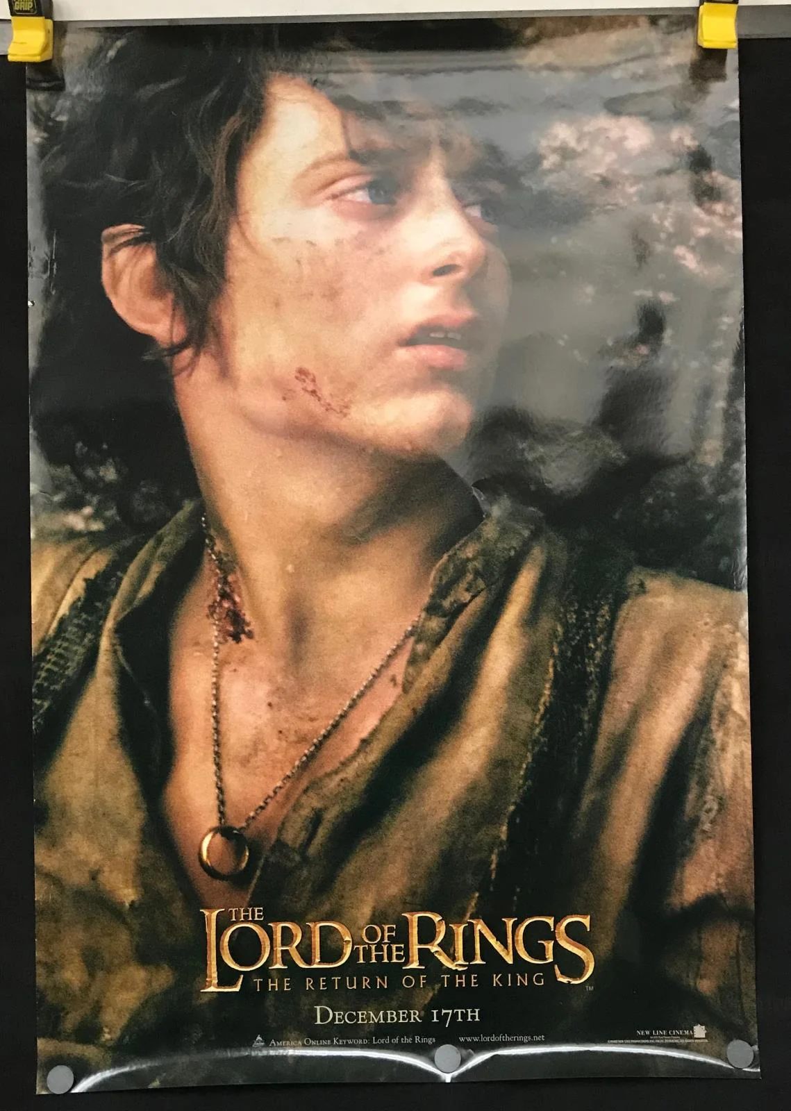 Lord Of The Rings Return Of The King 26.75" x 39.75" VG Frodo Poster