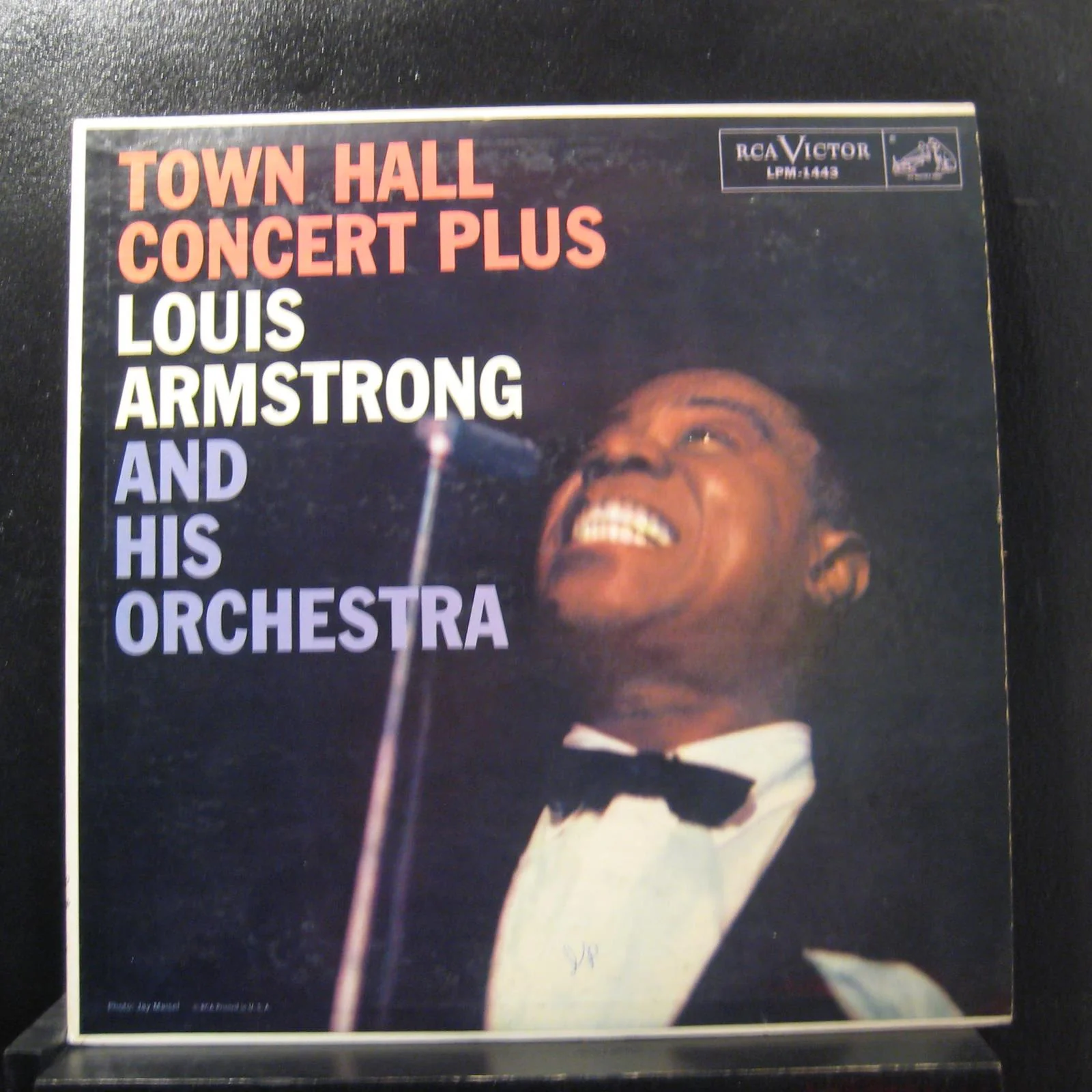 Louis Armstrong And His Orchestra - Town Hall Concert Plus - VG+ LP Record 1957 RCA Victor Vinyl -