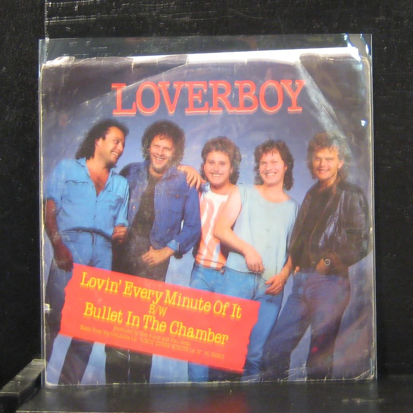 Loverboy - Lovin' Every Minute Of It / Bullet In The Chamber 7" VG+ 38-05569