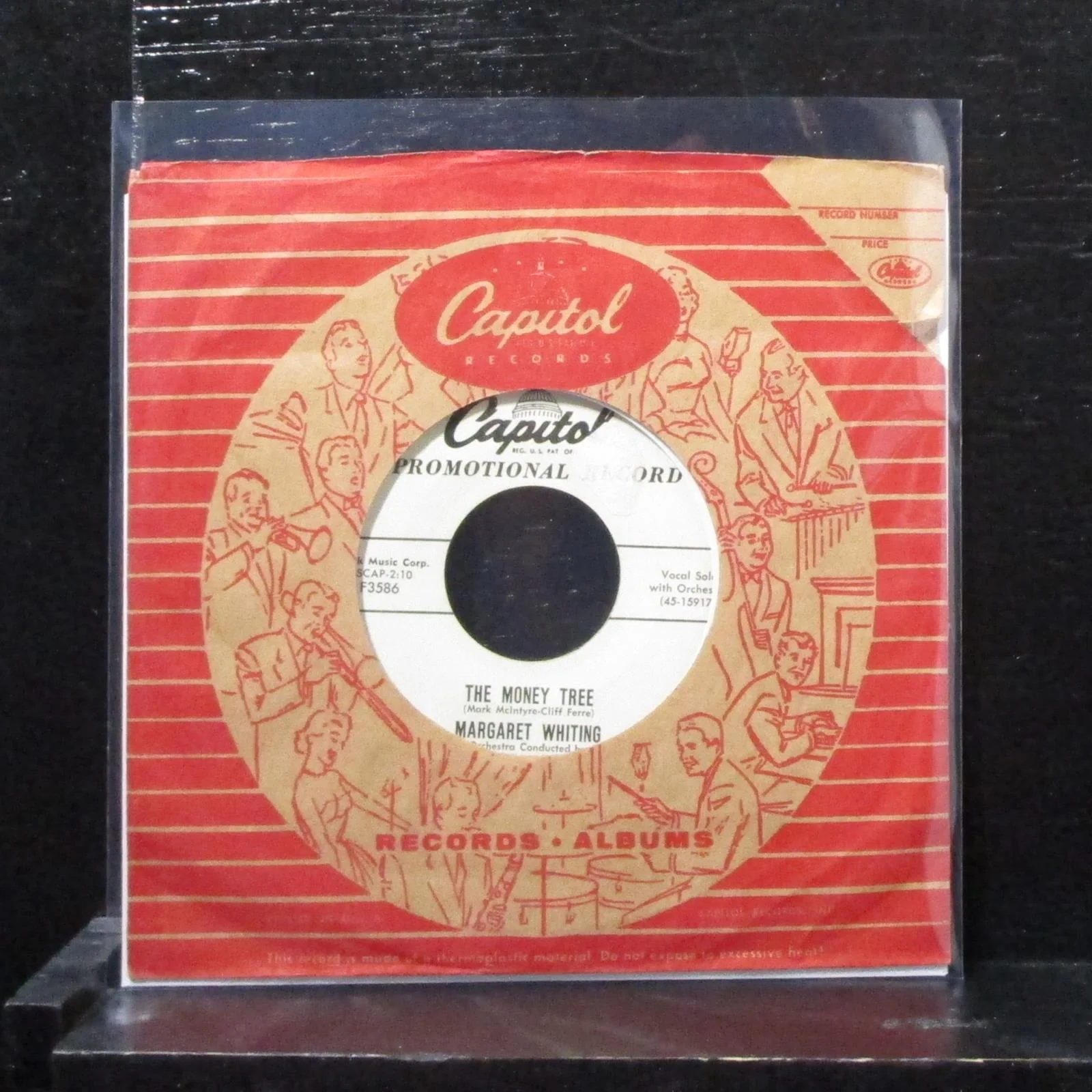 Margaret Whiting - Money Tree / Maybe I Love Him 7" VG+ Promo Vinyl 45 F3586