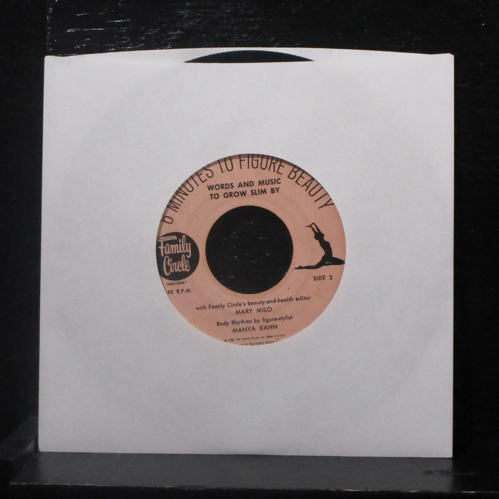 Mary Milo - 6 Minutes To Figure Beauty: Word And Music To Grow Slim By 7" VG- - Image 2