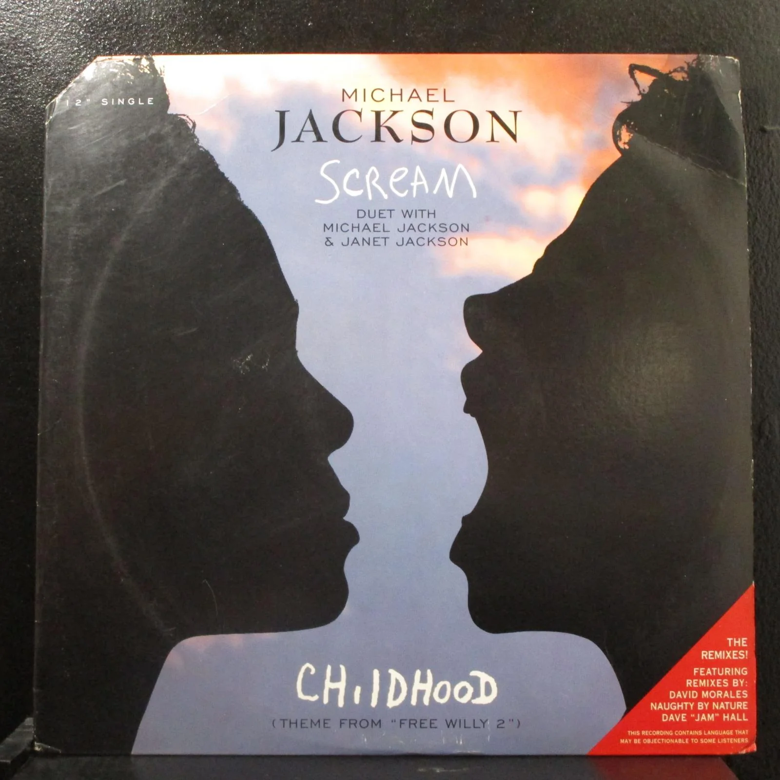 Michael Jackson - Scream / Childhood 12" Mint- 49 78001 Epic Vinyl Record