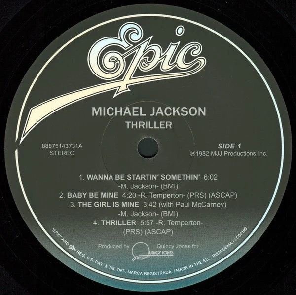 Michael Jackson - Thriller (1982) - Mint- LP Record 2016 Epic Vinyl - Rock / Disco / Pop - Image 3