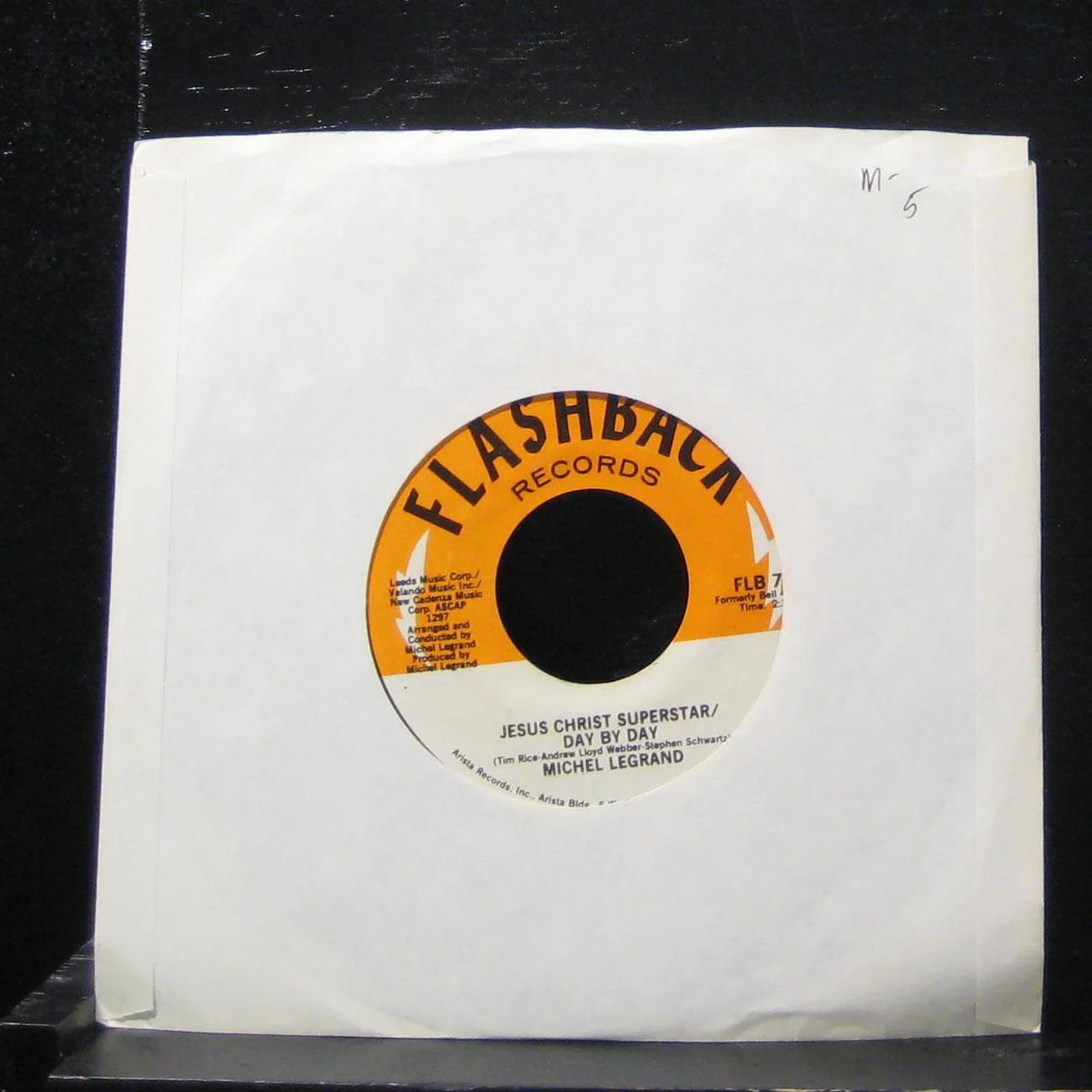 Michel Legrand - Jesus Crhist Superstar 7" Mint- FLB 75 Vinyl 45 Flashback
