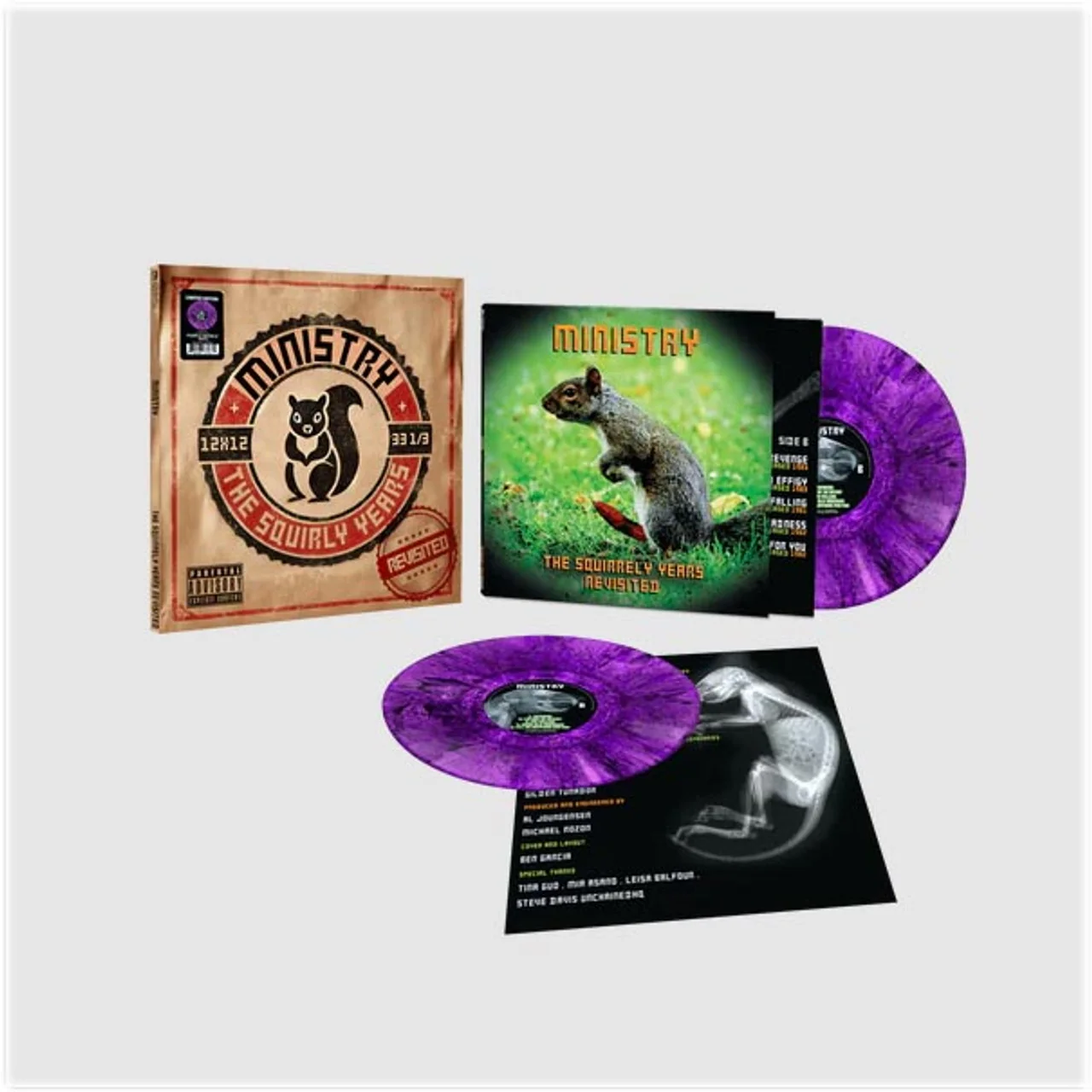 Ministry - The Squirrely Years Revisited - New LP Record 2025 Purple Marble Vinyl - Industrial /